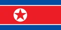 Bandera de Corea del Norte