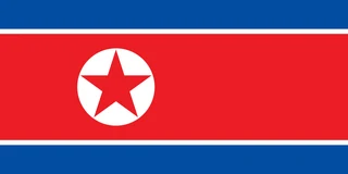 Bandera de Corea del Norte