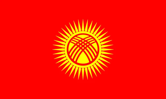 Bandera de Kirguistán