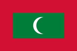 Bandera de las Maldivas