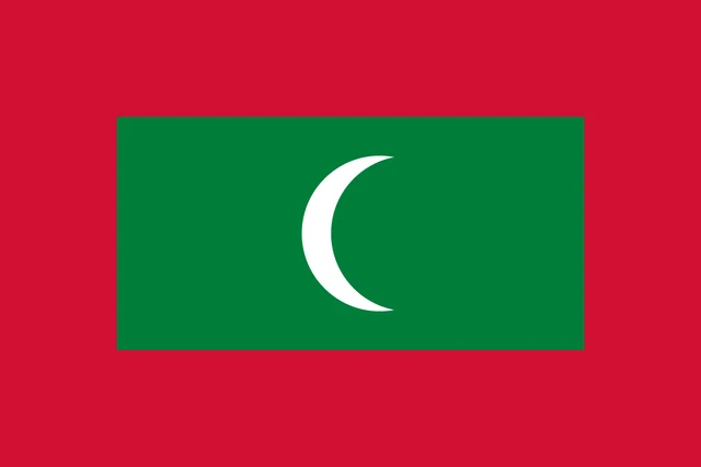 Bandera de las Maldivas