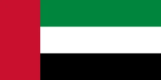 Bandera de los Emiratos Árabes Unidos