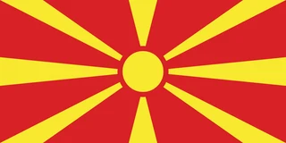 Bandera de Macedonia del Norte