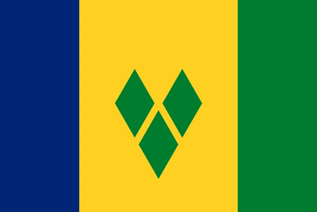 Bandera de San Vicente y las Granadinas