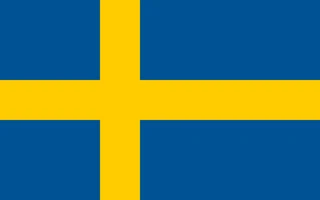 Bandera de Suecia