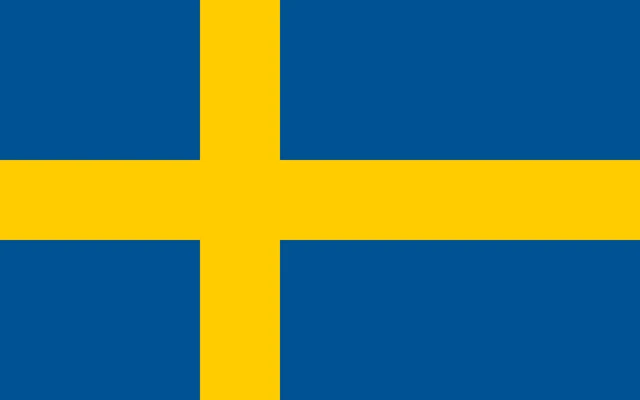 Bandera de Suecia