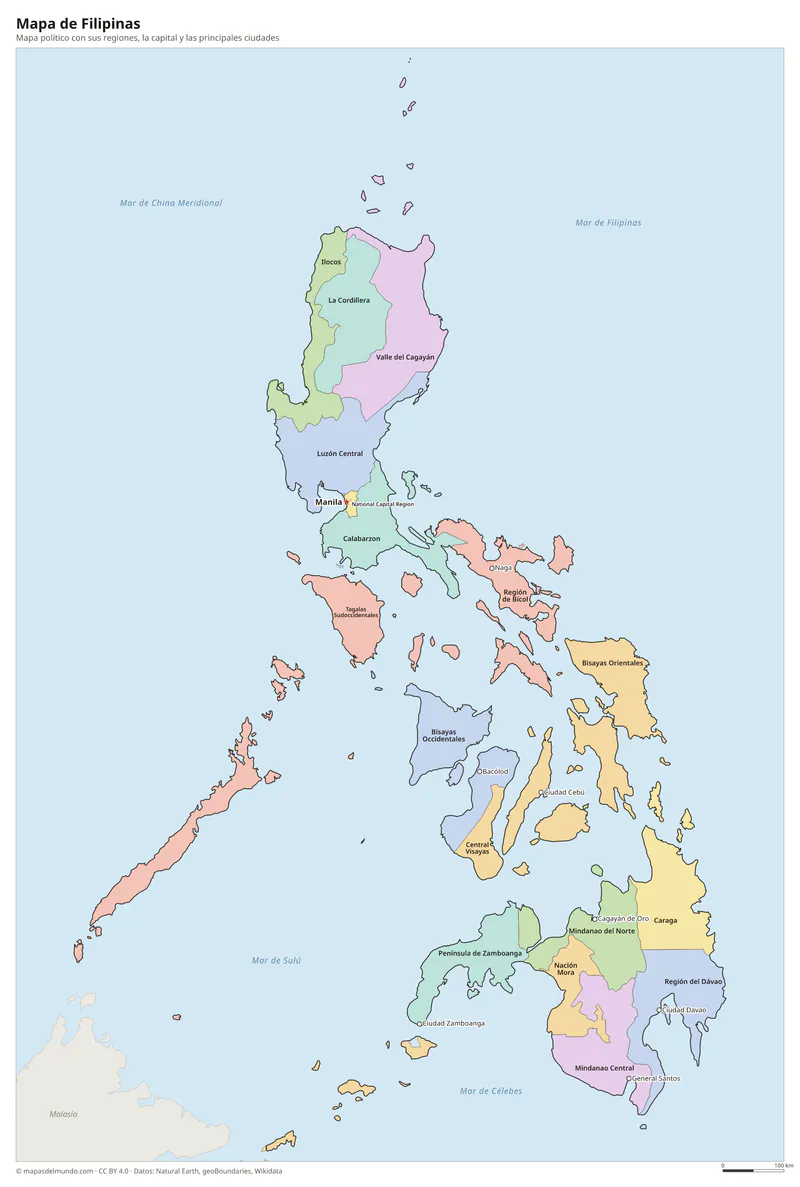 Mapa de Filipinas
