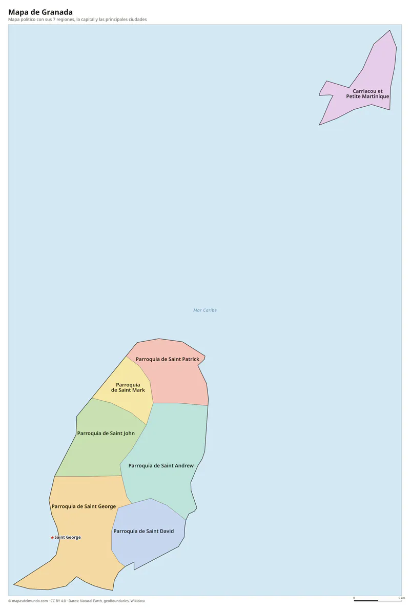 Mapa de Granada