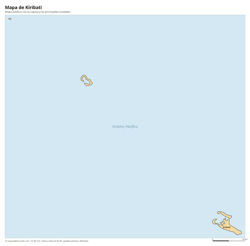 Mapa de Kiribati