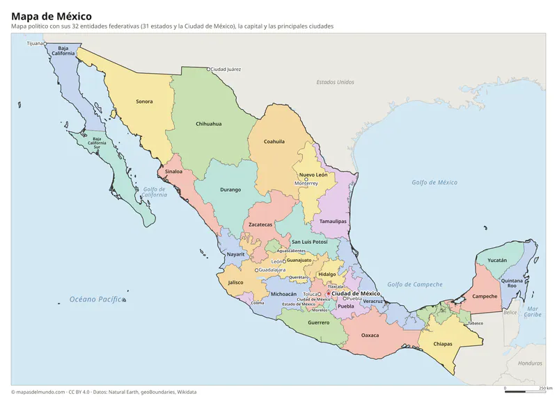 Mapa de México