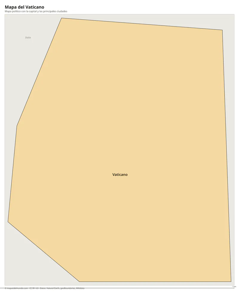Mapa del Vaticano